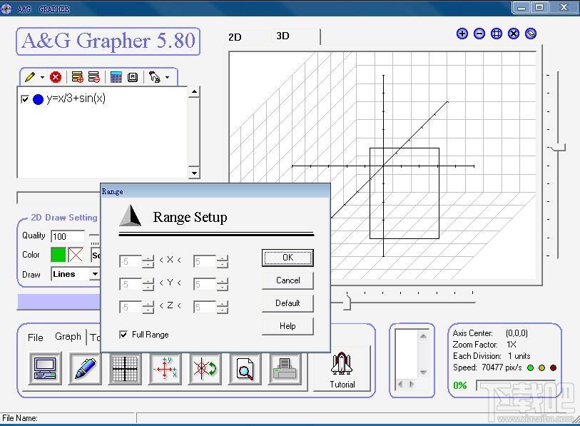 A&G Grapher III,三维图形计算