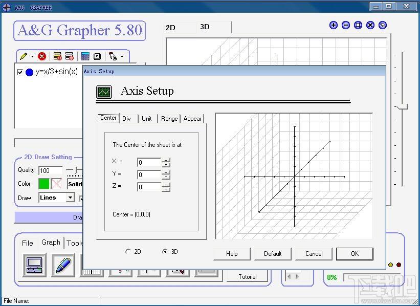 A&G Grapher III,三维图形计算