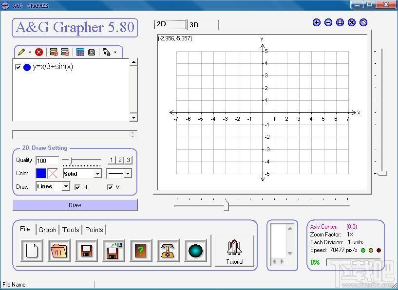 A&G Grapher III,三维图形计算